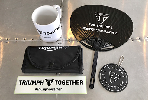 TRIUMPHノベルティグッズ5点セット