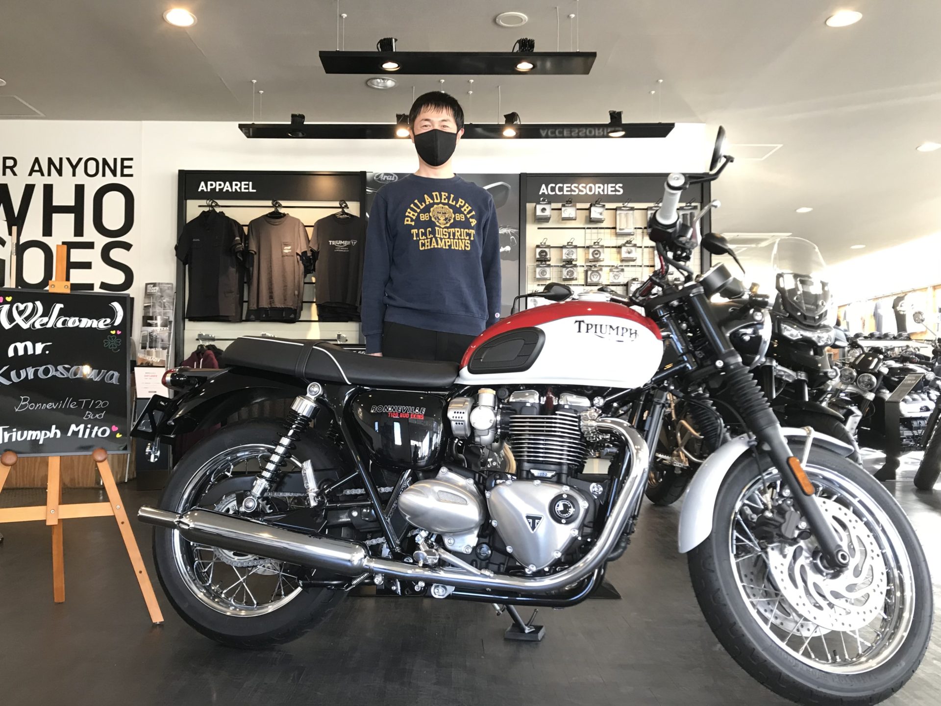 Bonneville T1 トライアンフ水戸