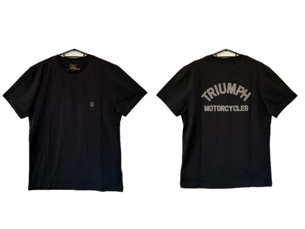 DITCHLING CHECKERBOARD T-SHIRT / Black
